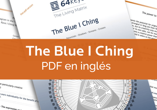 Portada del PDF El I Ching Azul de 64keys, disponible en inglés